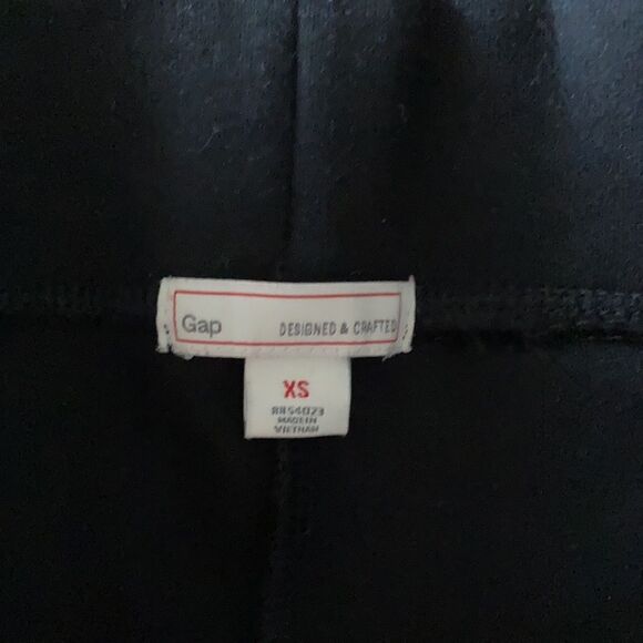NEW Gap Business Casual Work Spandex Pants Size XS Black Stretchy Leggings NWOT - Picture 2 of 9